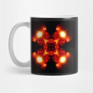 Ominous Red Kaleidoscope pattern (Seamless) 20 Mug